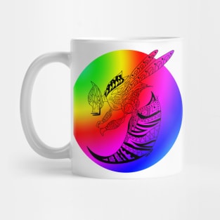 rainbow lgbt queen bee ecopop Mug